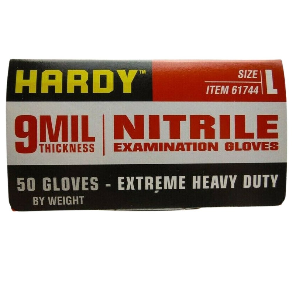 Hardy Extreme Heavy Duty Nitrile Disposable Gloves
